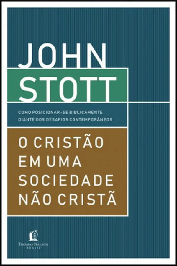 Capa de O Cristão em uma Sociedade não Cristã