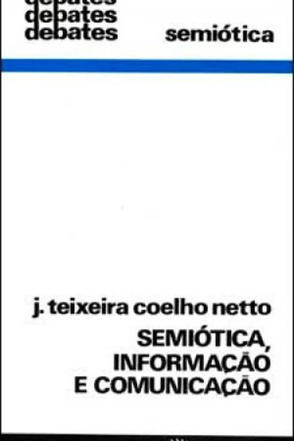 Capa de Semiótica, Informação e Comunicação