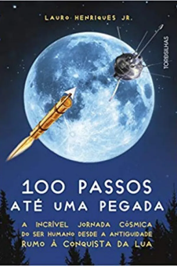 Capa de 100 passos até uma pegada