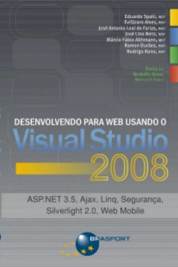Capa de Desenvolvendo para web usando o Visual Studio 2008