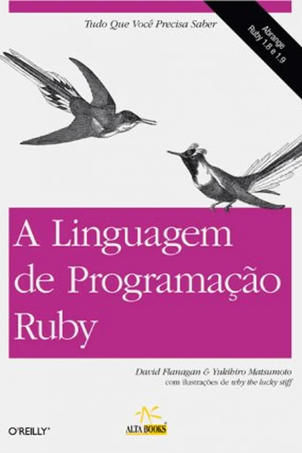 Capa de a linguagem de programação ruby