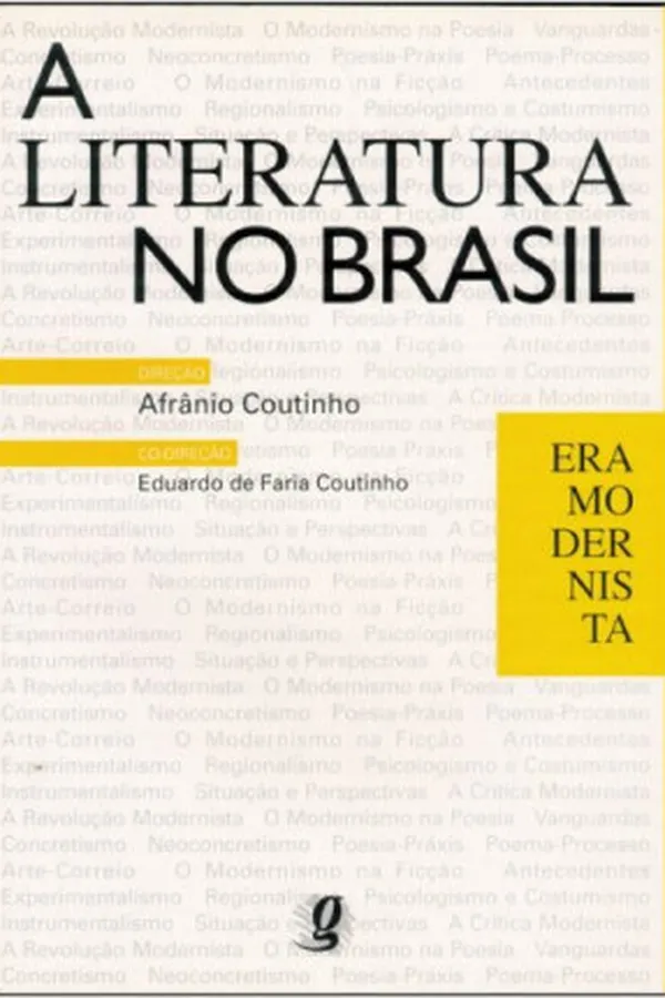 Capa de A Literatura no Brasil: