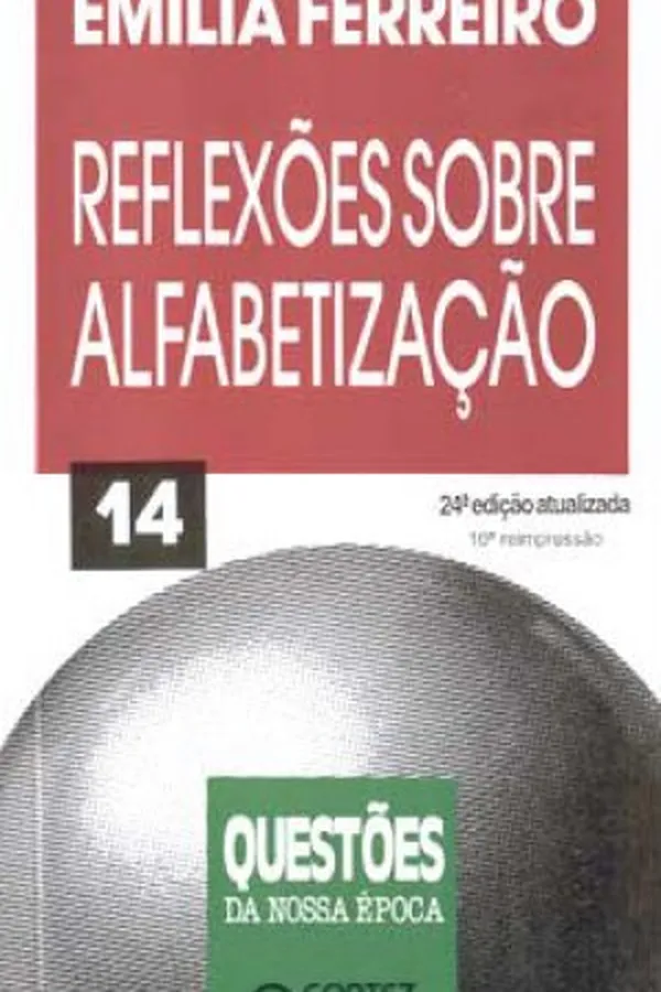 Capa de Reflexões sobre Alfabetização
