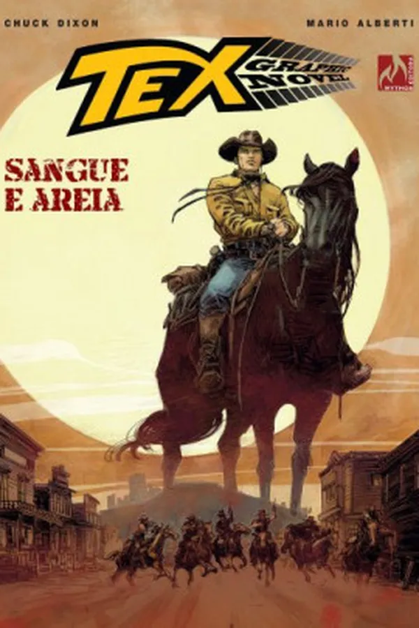Capa de Tex Graphic Novel: Sangue e Areia