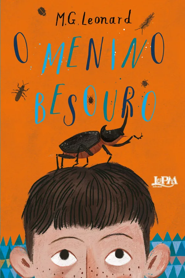 Capa de O menino besouro