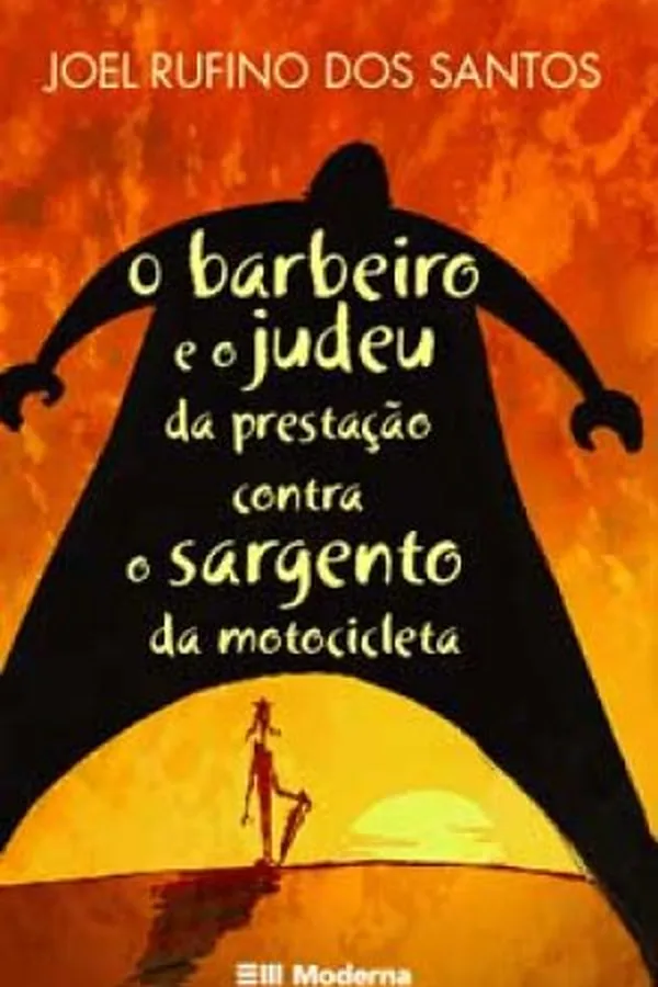 Capa de O barbeiro e o judeu da prestação  contra o sargento da motocicleta