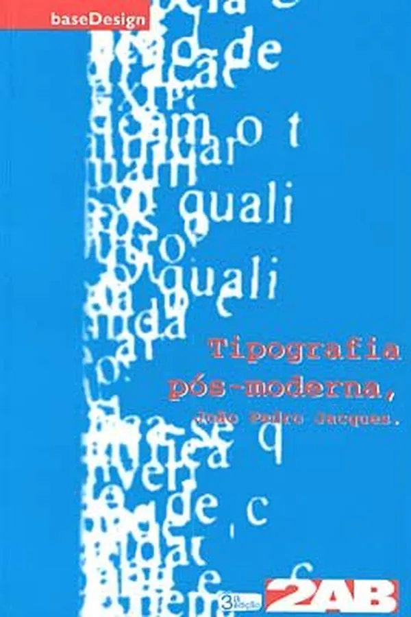 Capa de Tipografia Pós-Moderna