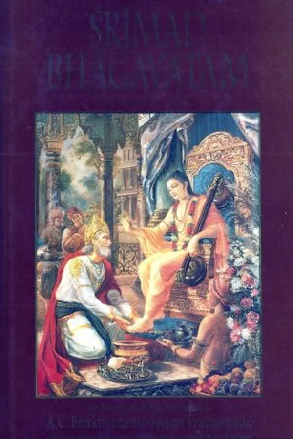 Capa de Srimad Bhagavatam - Décimo Primeiro Canto - Parte Um