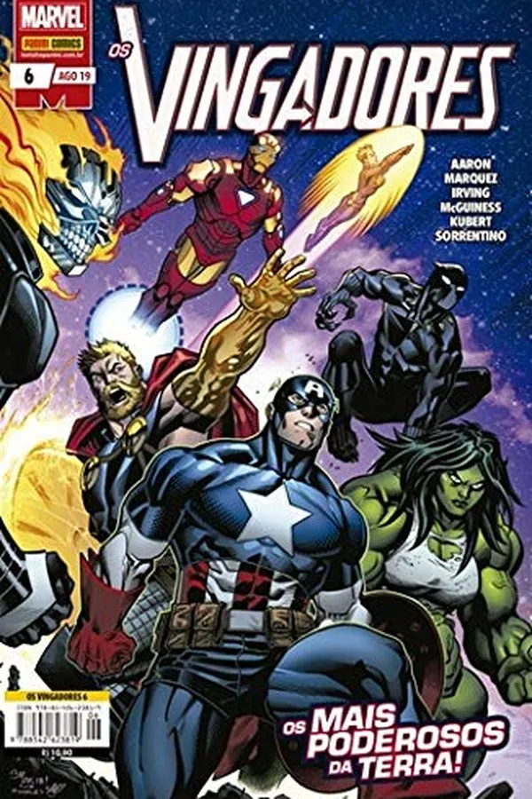 Capa de Os Vingadores N°6