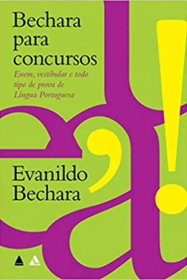 Capa de Bechara para concursos