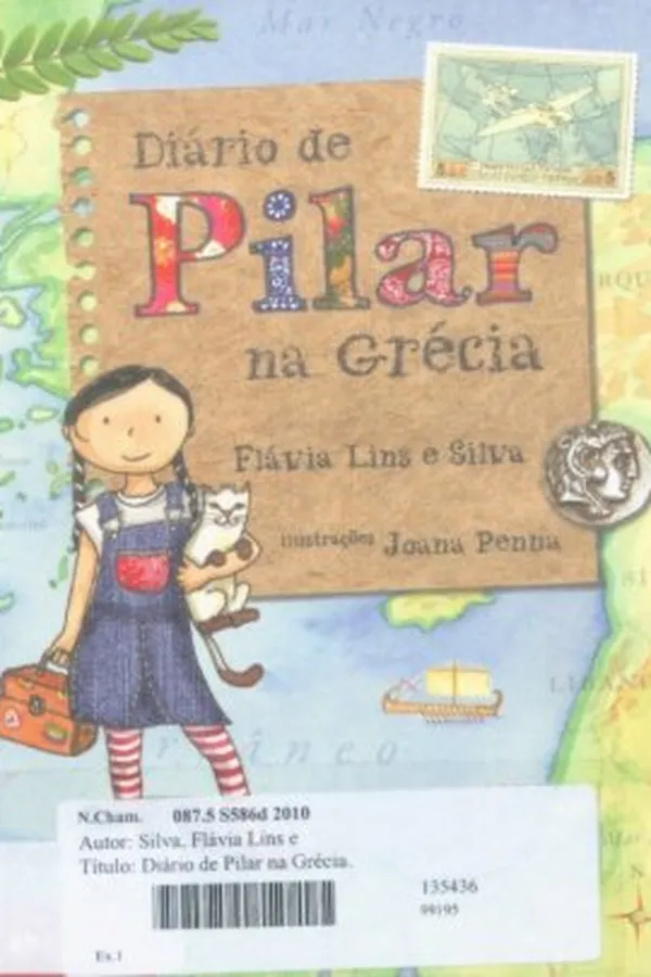 Capa de Diário de Pilar na Grécia