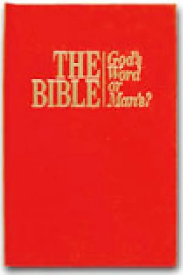 Capa de A Bíblia  Palavra de Deus ou de Homem?