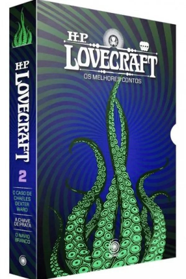 Capa de Box - HP Lovecraft - Os Melhores Contos - 3 Volumes