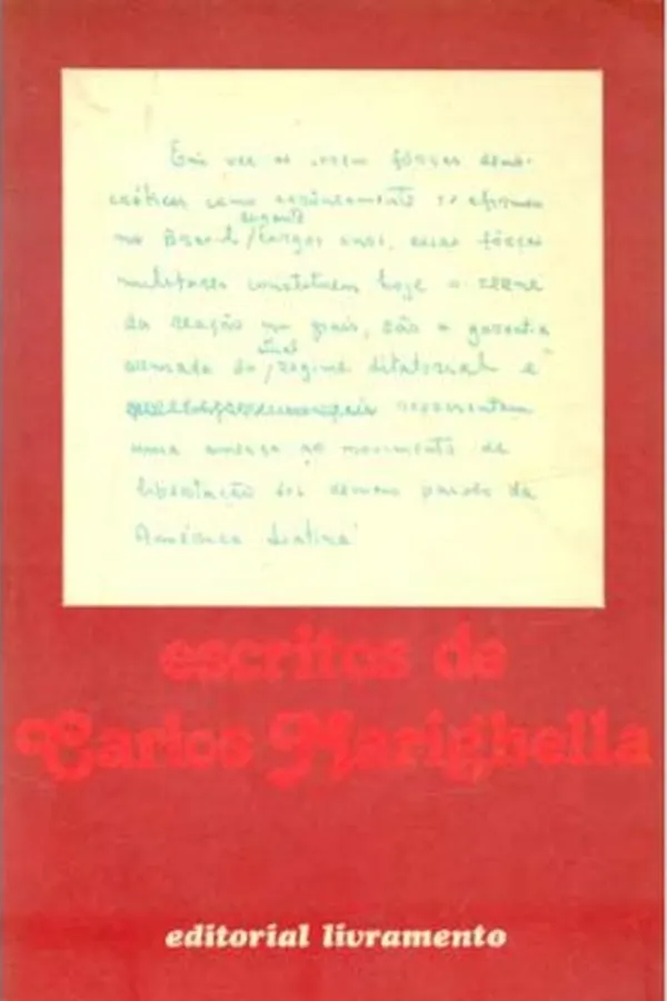 Capa de Escritos de Carlos Marighella