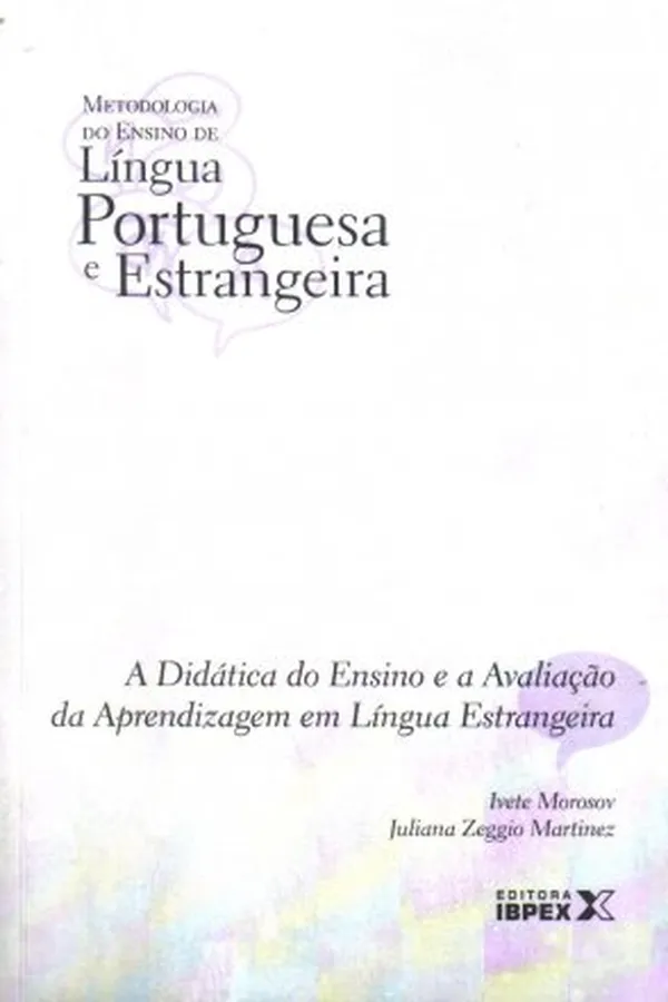 Capa de A Didática do Ensino e a Avaliação da Aprendizagem em Língua Estrangeira